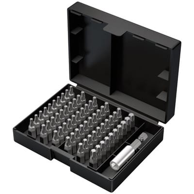 WERA 05057909001 - Bit-Safe 61 Universal 4, 61-teilig