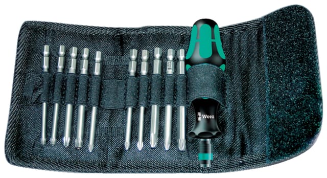 WERA 05059299001 - Bit-Satz Kraftform Kompakt 41, 11-teilig gemischt
