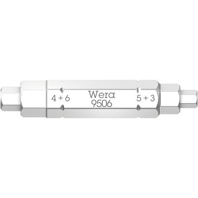 WERA 05073201001 - Innensechskant-Bit, 4 in 1, 3-6 mm