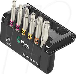 WERA 05073639001 - Bit-Satz Bit-Check Bit-Check 6 Wood TX HF, 6-teilig