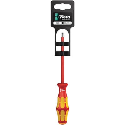 WERA 05100002001 - Schraubendreher Kraftform Plus, Schlitz, 3,5 mm