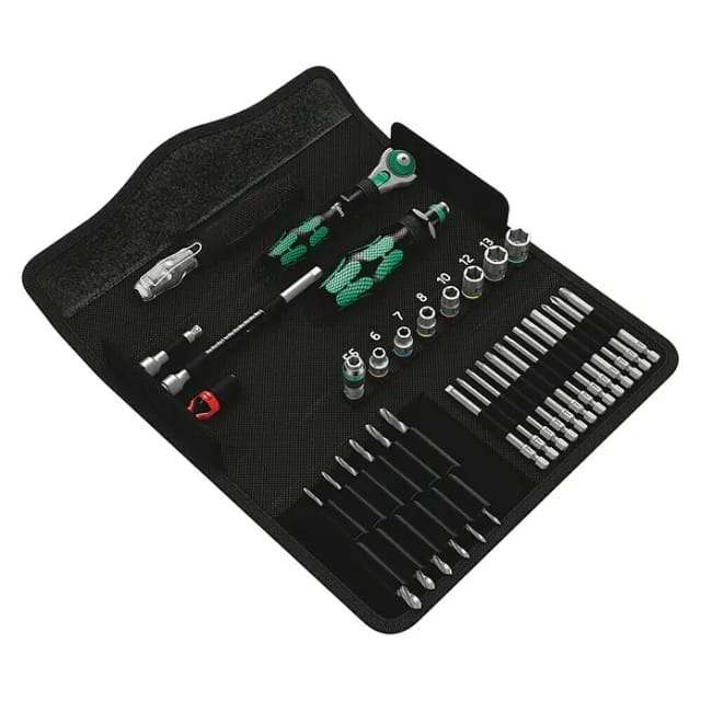 WERA KK M1 - Werkzeugsatz, Schraubset, Metall M1, 39-teilig
