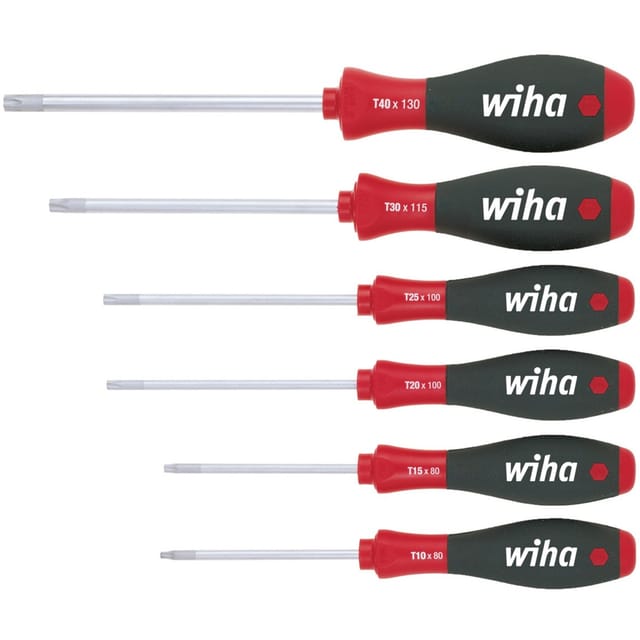 WIHA 07155 - Schraubendreher Set SoftFinish® , TX, 6-teilig