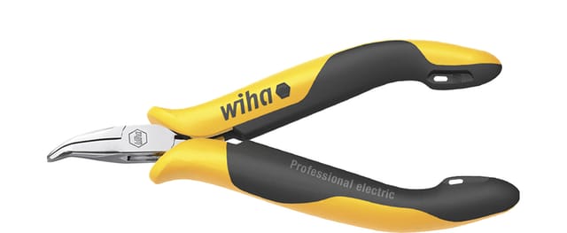 WIHA 26802 - ESD Flachrundzange Professional, gebogen, 120 mm