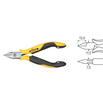 WIHA 26816 - ESD Seitenschneider Professional, 115 mm