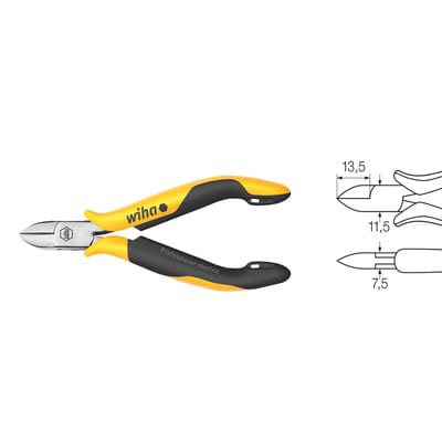 WIHA 26831 - ESD Seitenschneider Professional, 115 mm
