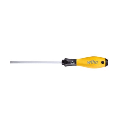 WIHA 302ESD-2,5 - ESD Schraubendreher , Schlitz 2,5, 75 mm, SoftFinish®