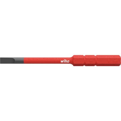 WIHA 34582 - Bit Schlitz, 6,5 x 75 mm, SoftFinish® electric slimBit
