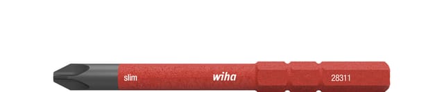 WIHA 34583 - Bit Kreuzschlitz (PH), 1 x 75 mm, SoftFinish® electric slimBit