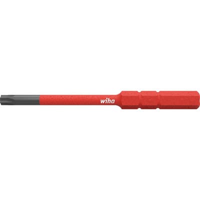 WIHA 35506 - Bit TORX (TX), T8 x 75 mm, SoftFinish® electric slimBit