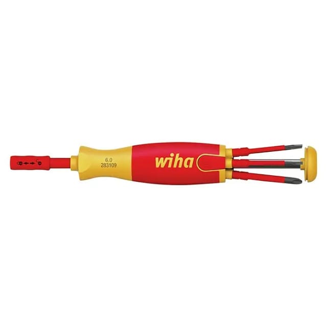 WIHA 38612 - Schraubendreher mit Bit Magazin LiftUp electric