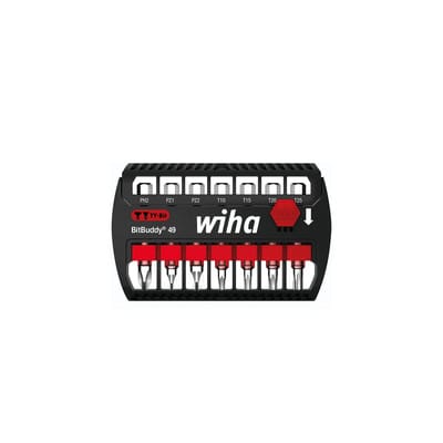 WIHA 42117 - Bit-Satz BitBuddy, 7-teilig gemischt, 49 mm, TY-Bit