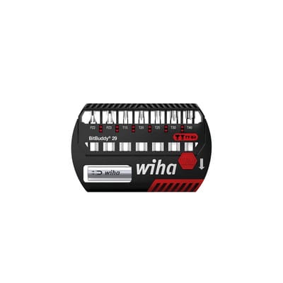 WIHA 42139 - Bit-Satz BitBuddy, 8-teilig gemischt, 29 mm, TY-Bit