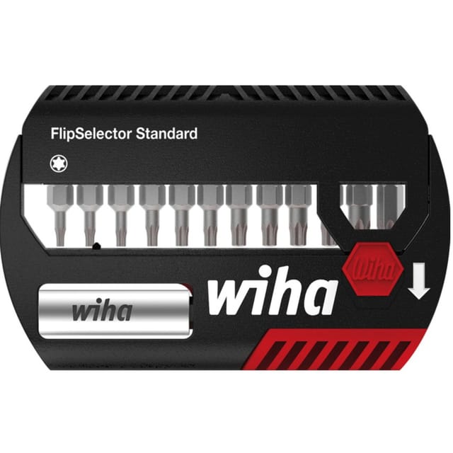 WIHA 7947-505 - Bit-Satz FlipSelector, 13-teilig TORX (TX)