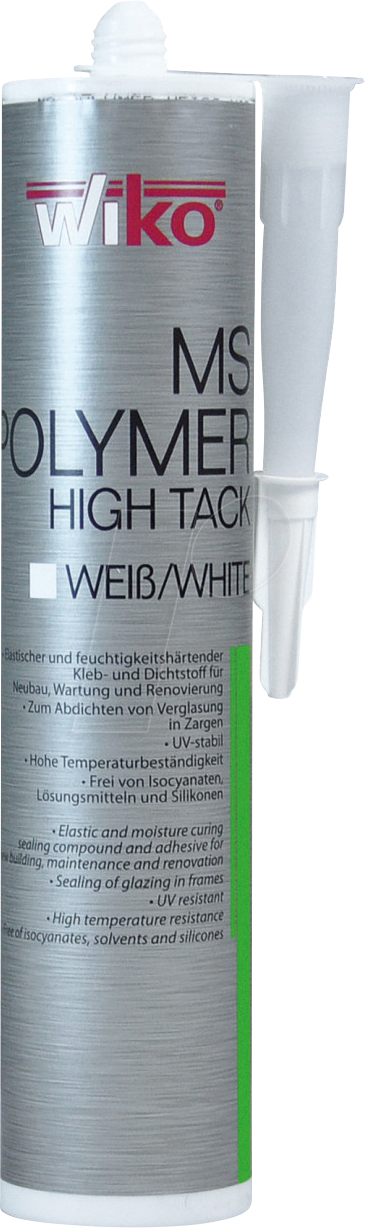 WIKO 101648 - Kleb- und Dichtstoff auf MS-Polymer-Basis, 290 ml, weiß