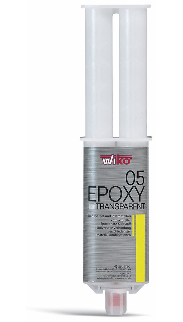 WIKO EPO5 S25 - Epoxykleber, EPO 05, klar, farblos, 5 Minuten, 25 ml