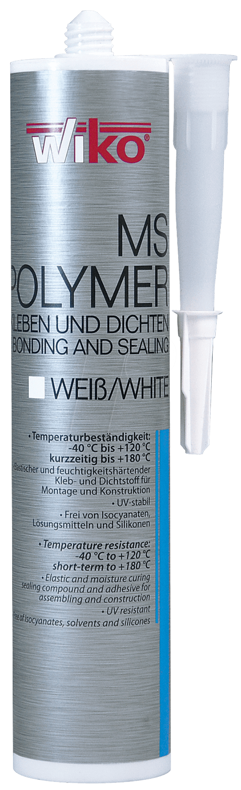 WIKO MSP K290W - MS-Polymer, dauerelastisch, Kartusche, 290 ml