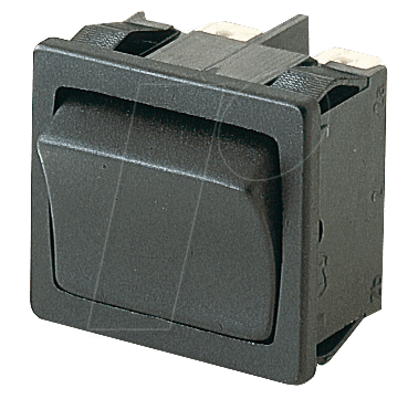 WIPPE 1804.1102 - Wippschalter, 2x UM, schwarz