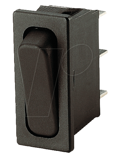 WIPPE 1833.3302 - Wippschalter, 1x UM, schwarz