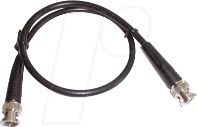 WIT POLY-103360 - BNC Antennenkabel, schwarz, 1 m