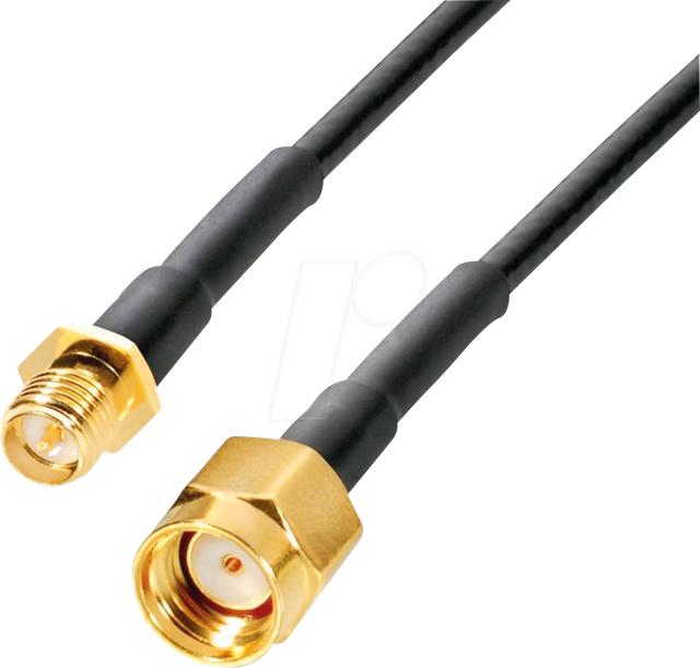 WIT POLY-103370 - Antennenkabel, RP-SMA Stecker / RP-SMA Buchse, 10 m