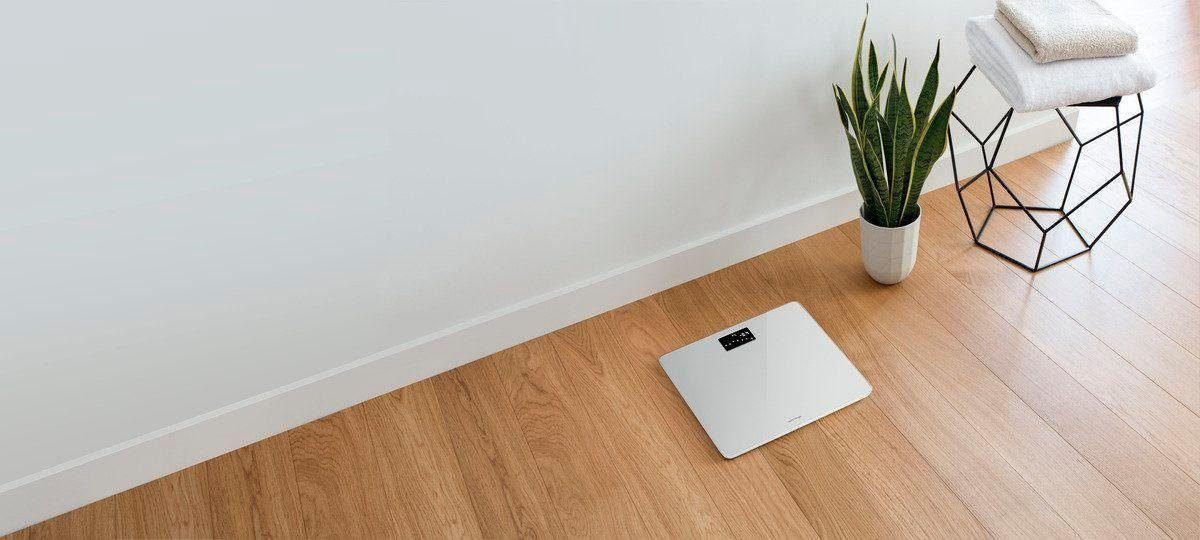 WIT WBS06 WS - Körperwaage, Bluetooth, Body, weiß