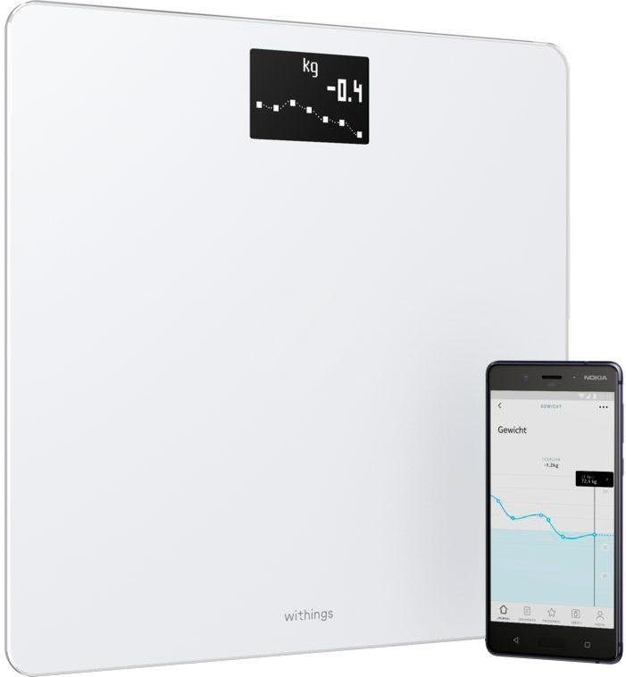 WIT WBS06 WS - Körperwaage, Bluetooth, Body, weiß Bild 5