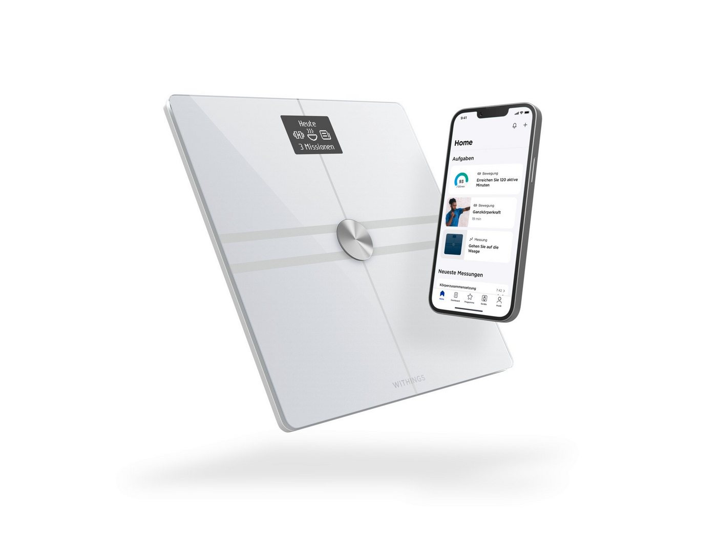 WIT WBS12 WS - Körperwaage, Bluetooth, Withings Body Comp Bild 2