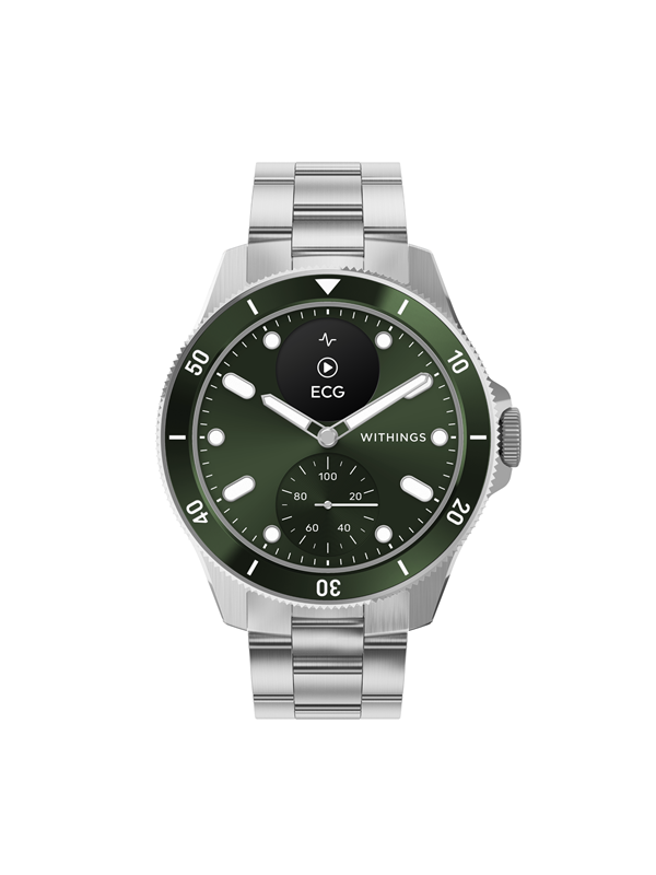 WITHINGS HWA10GN - SmartWatch, ScanWatch Nova, 42 mm, grün