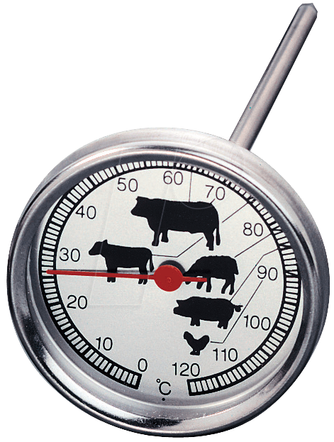 WS 1002 - Bratenthermometer, Edelstahl
