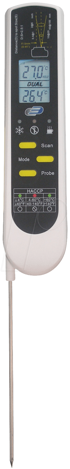 WS 311119 - Einstich-Infrarot-Thermometer DualTemp Pro