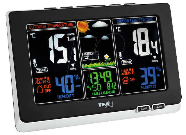 WS 35112901 - Funk-Wetterstation mit Farbdisplay