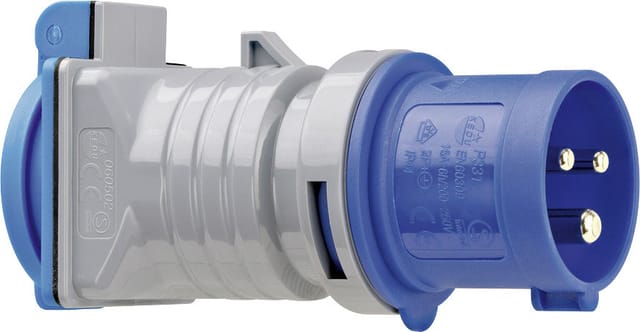 BRE 1080990 - CEE-Stecker auf Schutzkontakt-Kuppl. 230V/16A