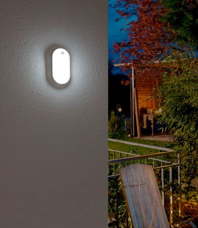 BRE 1270780900 - Deckenleuchte, 15 W, 1680 lm, 4000 K, oval, IP65