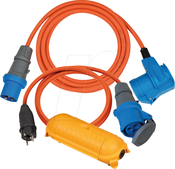BRE 1509900015 - Brennenstuhl Camping Adapter-Set / CEE-Adapterleitung 1,5m