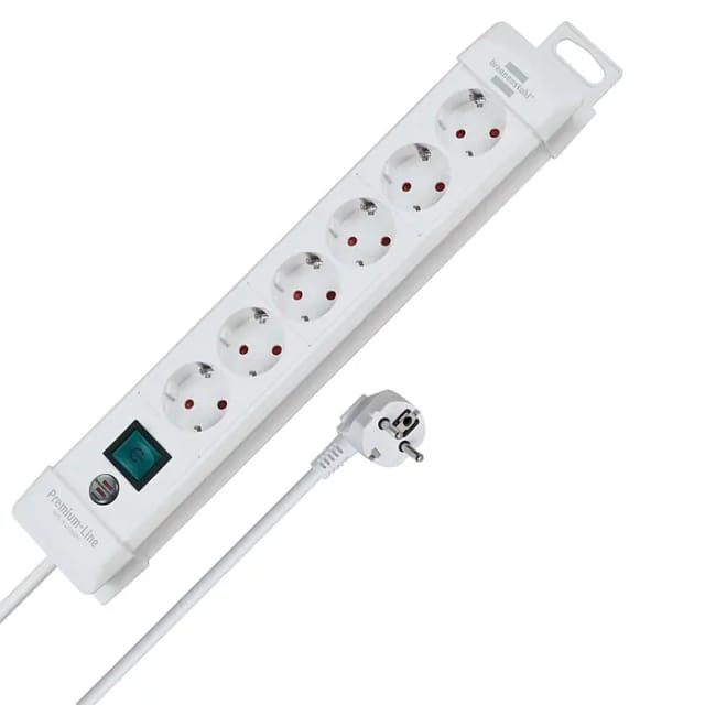 BRE 1952260100 - Premium-Line, Steckdosenleiste 6-fach