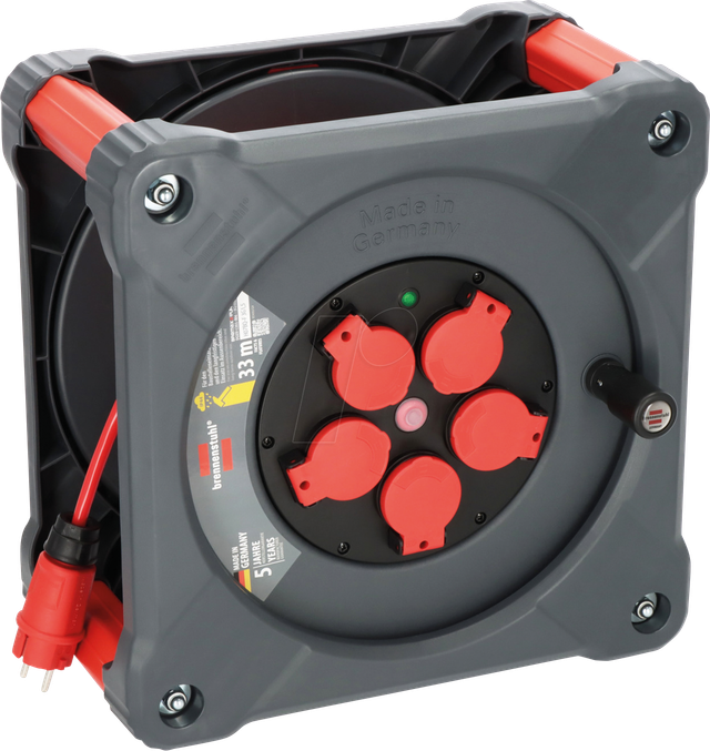 BRE 9201330210 - Kabeltrommel Professional, KA 3110 5, IP44, 33 m Kabel