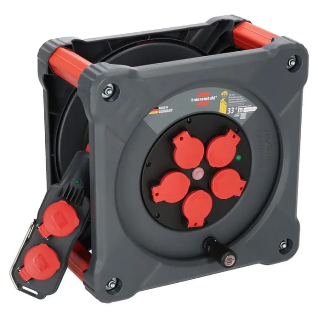 BRE 9212380110 - Kabeltrommel Professional, KC 3200 5, Powerblock, 33+5 m Kabel