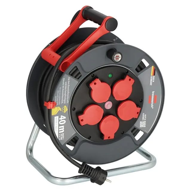 BRE 9231400101 - Kabeltrommel Professional, 300 KU 4100, 40 m Kabel, schwarz