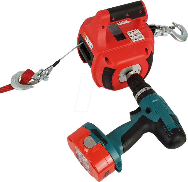 BS 31717 - Akkuschrauber - Seilwinde, 225 kg