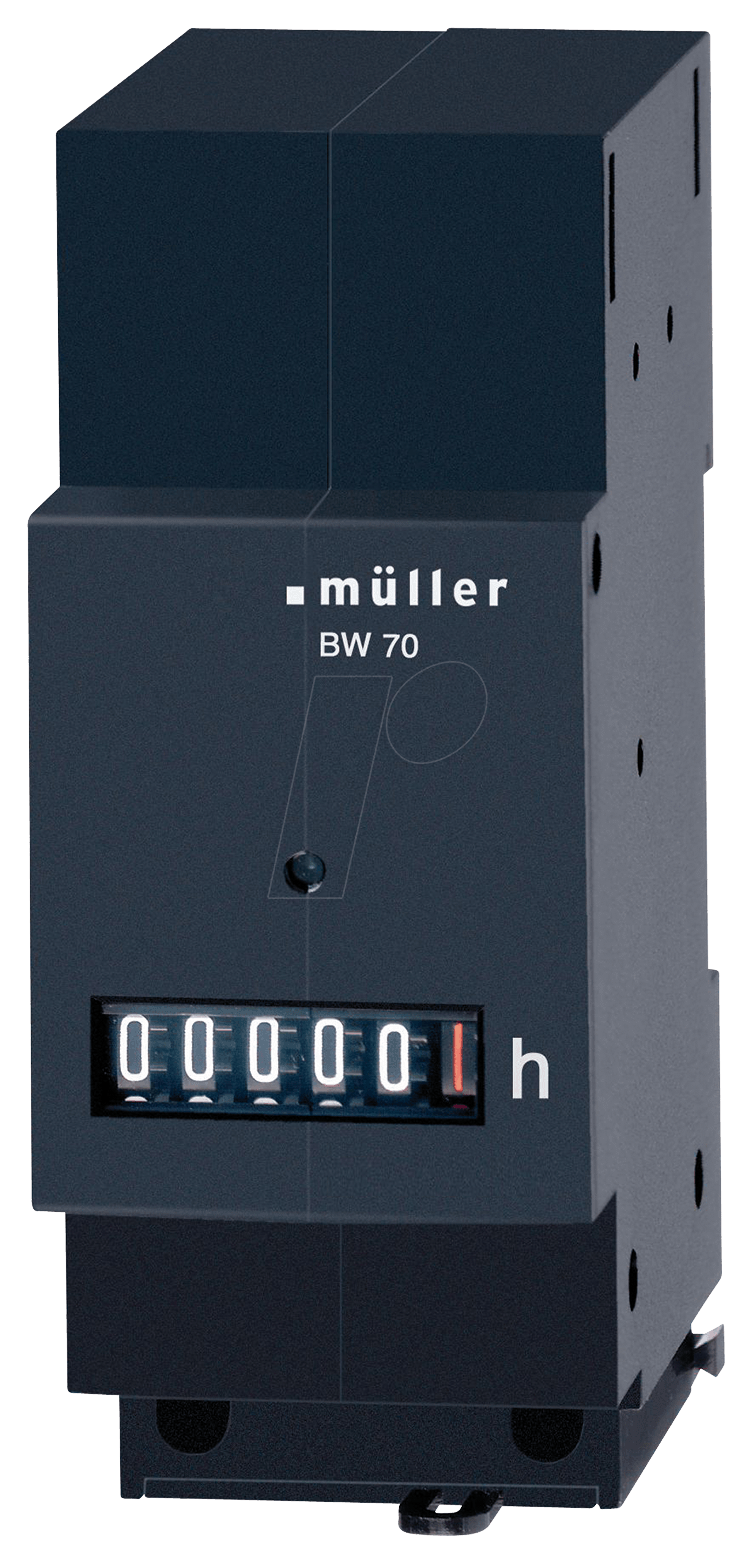BW 70-29 - Betriebsstundenzähler für Verteiler-Einbau