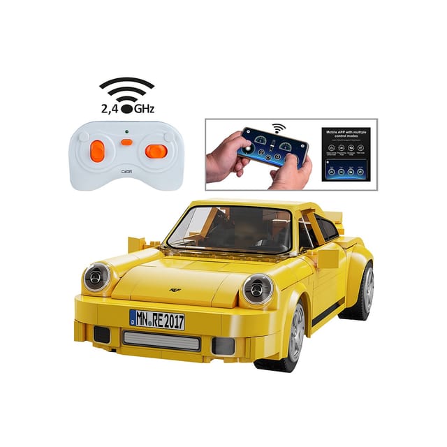 CADA 402855 - CaDA RUF CTR 2017 Yellowbird 1:20 gelb 2,4GHz Bricks