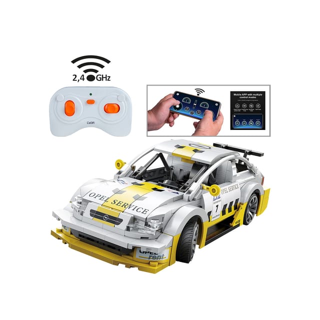 CADA 402867 - CaDA Opel Astra V8 Coupe 1:20 weiß 2,4GHz Bricks