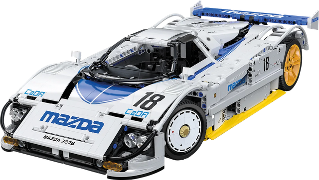 CADA 402875 - CaDA Mazda 787B 1:10 weiß Bricks