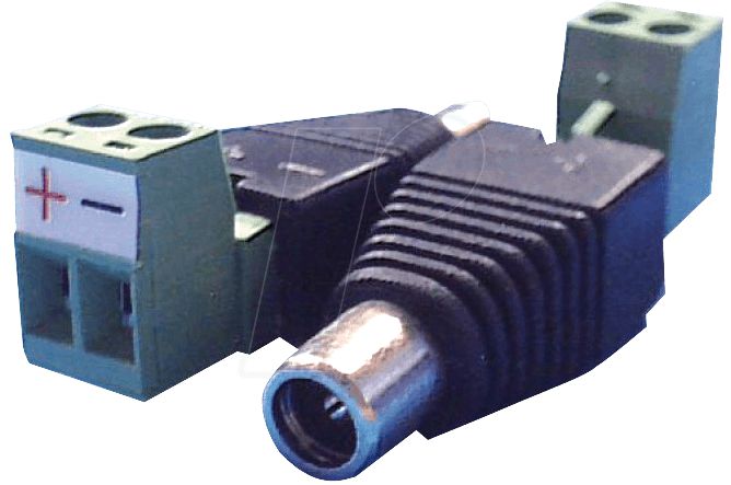 CAM DC-M - Standard Adapter für Hohlsteckerbuchsen, gewinkelt