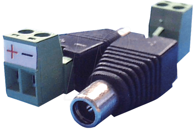 CAM DC-M - Standard Adapter für Hohlsteckerbuchsen, gewinkelt