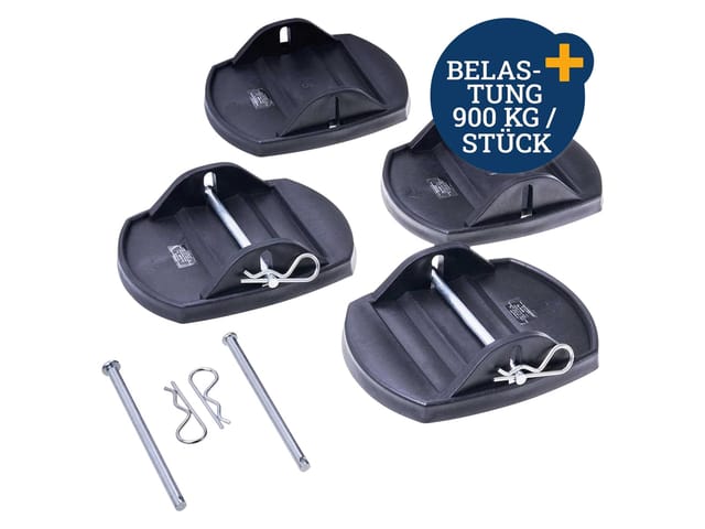 CAMP 38086 - Caravan - Stützplatten für Kurbelstützen, 4er-Set
