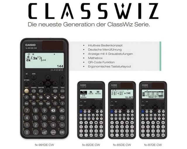 CASIO FX991DECW - Technisch-wissenschaftlicher Rechner