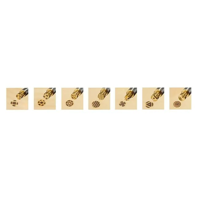 CFH 52252 - Stempel für Brandmalerei, 7erSet