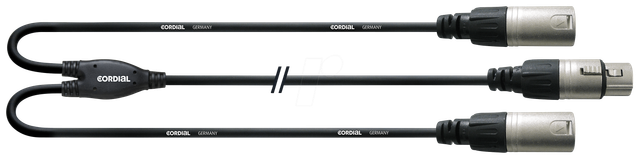CFY 0,3 FMM - CORDIAL Y-Adapter Kabel